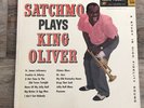 Louis Armstrong & His Orch. – Satchmo Plays King Oliver ; LP  WHITE LABEL PROMO