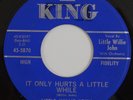 LITTLE WILLIE JOHN It Only Hurts A Little While RARE northern soul 45 r&b HEAR