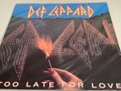 DEF LEPPARD   TOO LATE FOR LOVE 1983 45-RPM, Phonogram Records LTD (London) New