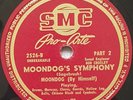 4 x Moondog 78rpm auf SMC Experimental Avangarde Jazz RAR