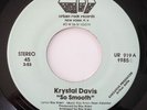KRYSTAL DAVIS So Smooth URBAN ROCK 45 RARE MODERN SOUL BOOGIE FUNK NM