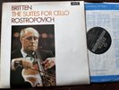 SXL 6393 Britten Cello Suites Rostropovich W/B