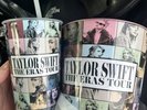 Taylor Swift The Eras Tour Popcorn Bucket / Tin Official + Cup / Merch Odeon