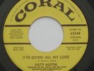 PATTI AUSTIN (I've Given) All My Love / Why CORAL Northern Soul PROMO 45
