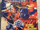 The TRANSFORMERS  Attack of the Decepticons LP, 1985 Hasbro Kid Stuff