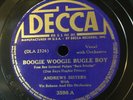 ANDREWS SISTERS Boogie Woogie Bugle Boy - Original 1941 Decca 78 rpm -