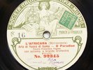Rare Fonotipia Opera 78rpm  Francisco Vignas CELESTE AIDA & O PARADISO 92344/5