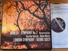 SET 325-6 Mahler Symphony No. 2  Solti W/B 2 LP box set