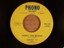 Johnny K & The Dynamites Don't You Believe/Make The Nights.. Soul Johnny Killens
