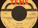 LISTEN Rare CARL CHERRY The Itch / Baby Doll 1959 TENE OMAHA, NE. Rockabilly 45