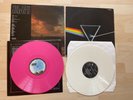 2 x Pink Floyd in bunten Vinyl Animals in rosa und Dark Side of the Moon weiß