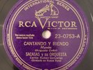 Sacasas Y Su Orquesta Cantando Y Riendo Mambo RCA Victor Latin 78 RPM HEAR