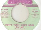 THE MANDELLS Dont Turn Your Back On Me HOUR GLASS CHICAGO NORTHERN SOUL USA 45
