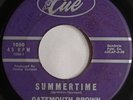 60's BLUES SOUL 45 HEAR Gatemouth Brown SUMMERTIME - LEFTOVER BLUES 1964 Cue