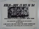 RAMMELLZEE art exhibition poster 13-16 November 1984 Köln, Germany GRAFFITI Ero