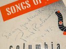 SIGNED DATED PAUL ROBESON SONGS OF FREE MEN