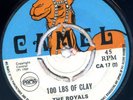 SCORCHERS / THE ROYALS - HOLD ON TIGHT / 100 LBS OF CLAY.  1969 UK ROCKSTEADY 7