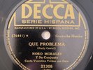 Noro Morales Que Problema Guaracha Mambo Ya Son Las Doce Decca Latin 78 RPM HEAR