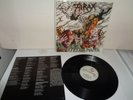 Hirax Hate Fear And Power LP 1986 Metal Blade Records 1st Pressing Vinyl +Insert