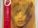 COA AUTOGRAPH ROLLING STONES P-8374S VINYL LP OBI JAPAN Signed Mick Jagger