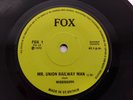 Mississippi - Mr. Union Railway Man / Main Street 1970 FOX 1 Ex K Y848
