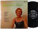 Bonnie Lou - Bonnie Lou Sings  LP - King 2-in No Crown DG