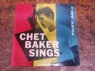 CHET BAKER Sings PACIFIC JAZZ 1956 Original VG / VG+ VINYL LP Record USED