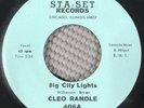 Cleo Randle Big City Lights / You Got Everything Vinyl 45rpm Northern Soul NM