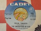 Girl Group Garage Soul 45 Daughters of Eve Social Tragedy Cadet Promo NM HEAR