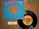 WINGS - GETTING CLOSER / SPIN IT ON, COLUMBIA, 45 RPM, W/ SLEEVE, 1979.