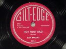 78 RPM - Slim Rhodes, Gilt-Edge 5034, E Steel Guitar Instrumental - Sun Studios