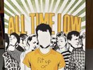 Put Up or Shut Up by All Time Low (White w/ Green & Gold Splatter)