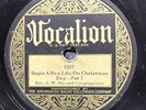 Gospel-78 RPM-Rev. A.W. Nix & Congregation-Begin A New Life On Christmas-V+