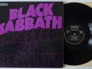 RARE EXCELLENT BLACK SABBATH MASTER OF REALITY A1/B1 1976 NEMS UK LP METAL ROCK