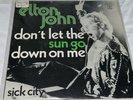 ELTON JOHN Don't Let The Sun Go Down On Me 1974 Belgium 6119 051 7