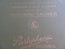 FAMOUS GERMAN FOLK SONGS SUNG BY RICHARD TAUBER 6x10