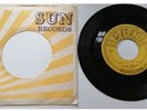 ELVIS PRESLEY. RARE ORIGINAL SUN 217 'BABY LET'S PLAY HOUSE' PUSH MARKS