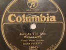 Riley Puckett 78 rpm Columbia 240D JUST AS THE SUN WENT DOWN Bluegrass V+