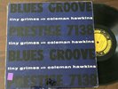 Tiny Grimes Blues Groove Prestige LP Bergenfield Press DG VG PLUS COPY Hawkins