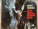 ELVIN JONES &RICHARD DAVIS- HEAVY SOUNDS-UK STEREO IMPULSE FLIPBACK LP - SIPL513