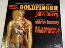 JOHN BARRY GOLDFINGER SOUNDTRACK UAS 5117 Vinyl Record LP