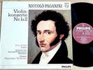 IVRY GITLIS Violin Concerto No.1 & 2 PAGANINI 1968 ED1 PHILIPS STEREO LP MINT