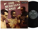 Gillespie/Getz/Stitt - For Musicians Only LP - Verve - MG V-8198 Mono DG