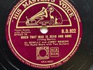 AL BOWLLY ‘WHEN THAT MAN IS DEAD AND GONE’ HMV 78, HIS LAST RECORD, 1941