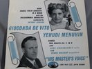 HMV BLP 1046 Bach: Concerto for Two Violins DE VITO / MENUHIN ED1
