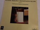 Acoustic Research Demonstration Record Vol 1 LP Sound Of Musical Instruments