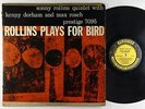 Sonny Rollins - Plays For Bird LP - Prestige - PRLP 7095 Mono DG RVG 446 W 50th