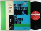 Rostropovich/Britten - Britten/Schumann/Debussy LP - London - CS 6237 1E VG+
