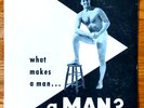 What Makes A Man... A Man? LP E. Joseph Cossman Exercised Self Help Men's Health