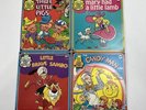 PETER PAN RECORDS Set of 4 Brave Sambo 3 Little Pigs Mary Lamb Candy Man 45 RPM